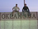 Hojun & Steve at Oklahoma state line